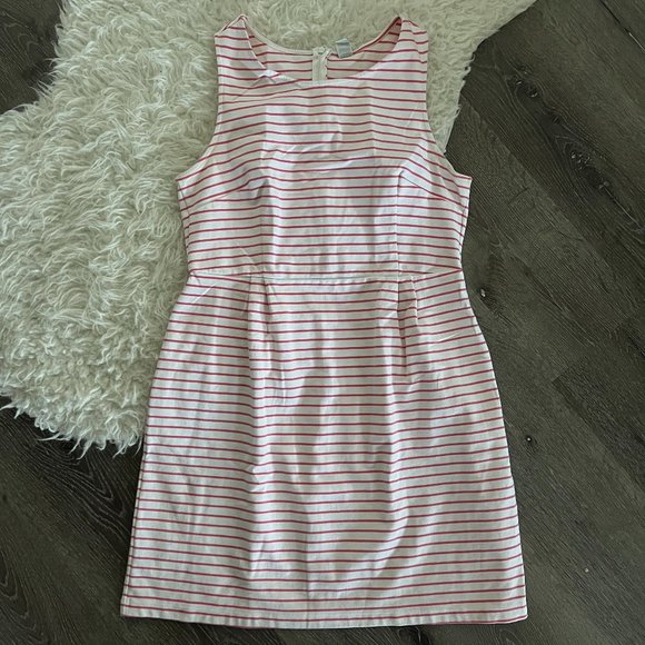 Old Navy Dresses & Skirts - EUC Old Navy Pink & White Striped Dress Sz L